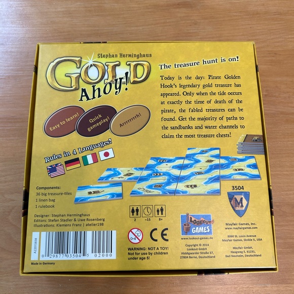Gold Ahoy! Pirate Board Game COMPLETE - Picture 2 of 3